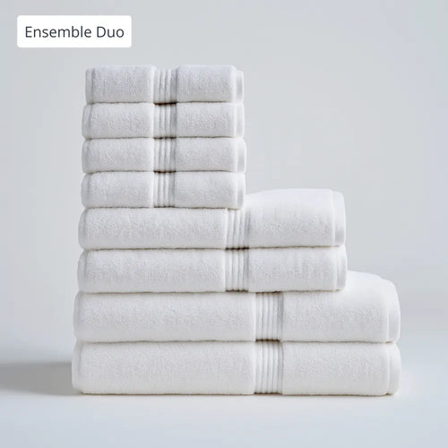 Ensemble duo bain luxe – 8 pièces