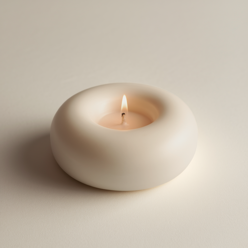 Bougie design donut